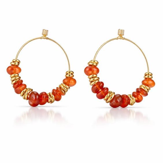 Pendientes Manu Bracelets and More Mujer in Acero Corallo KOCEMA01-AM - KOCEMA01-AM
